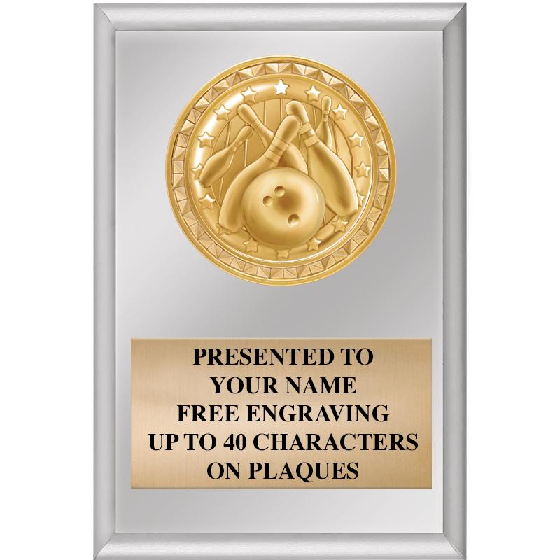 4" X 6" SILVER INSERT PLAQUE