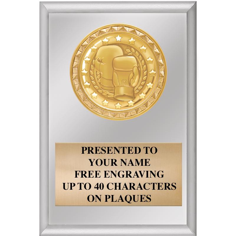 4" X 6" SILVER INSERT PLAQUE