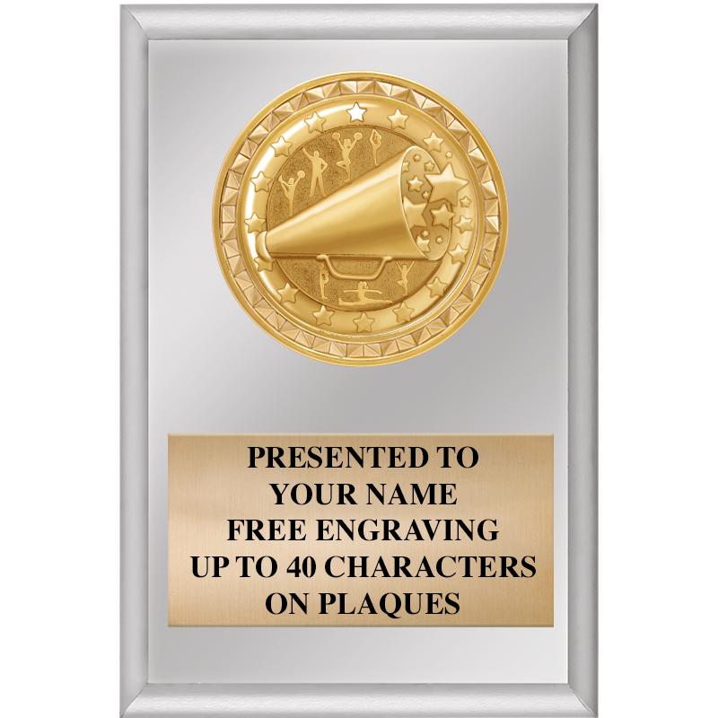 4" X 6" SILVER INSERT PLAQUE