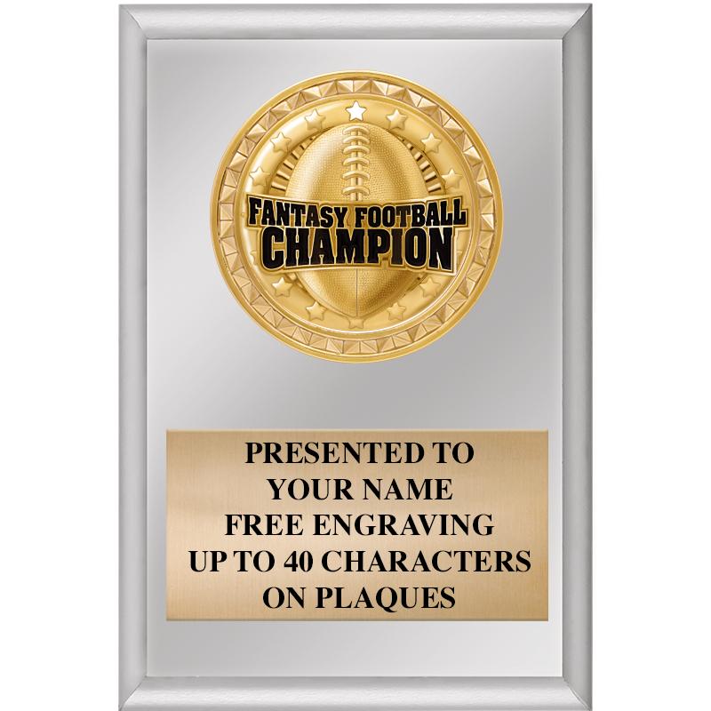 4" X 6" SILVER INSERT PLAQUE