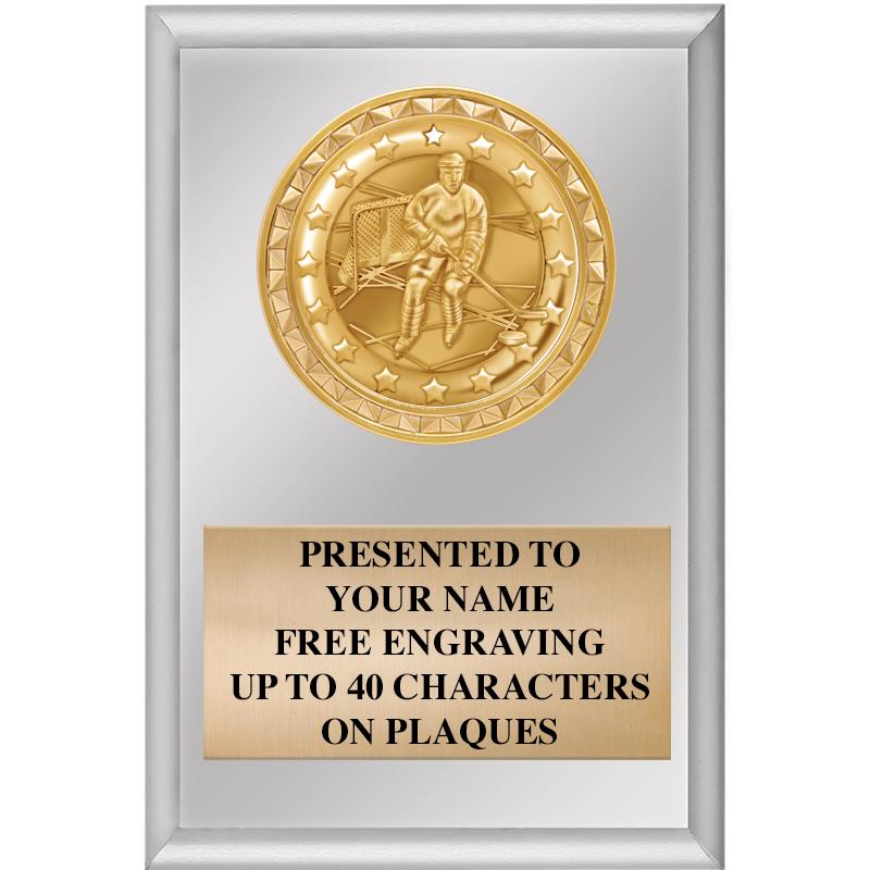 4" X 6" SILVER INSERT PLAQUE