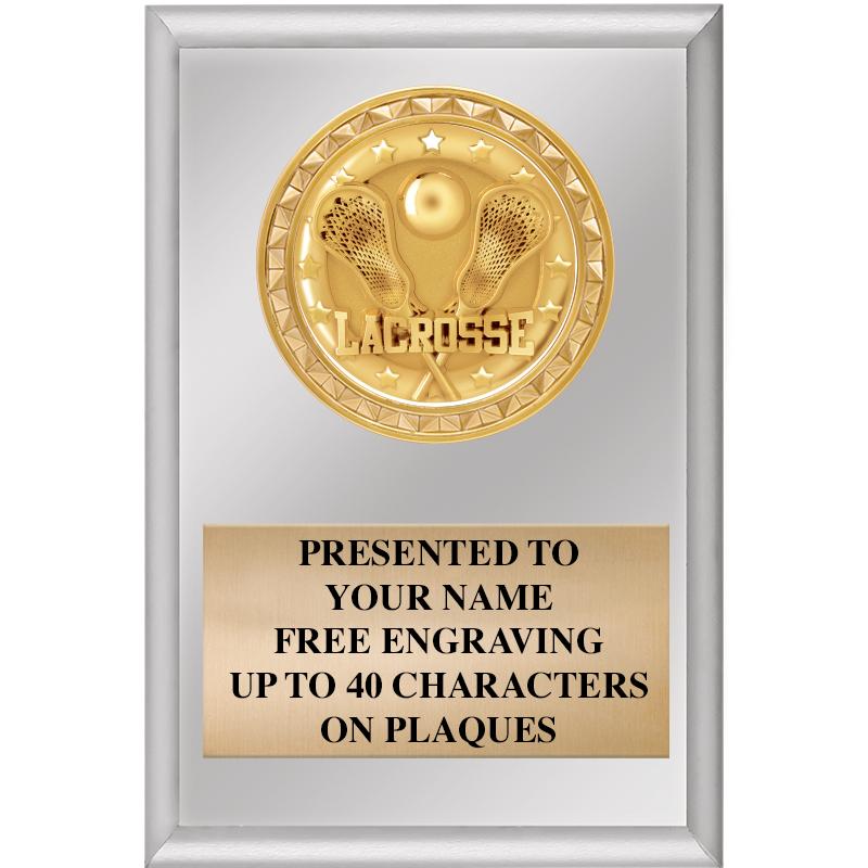 4" X 6" SILVER INSERT PLAQUE