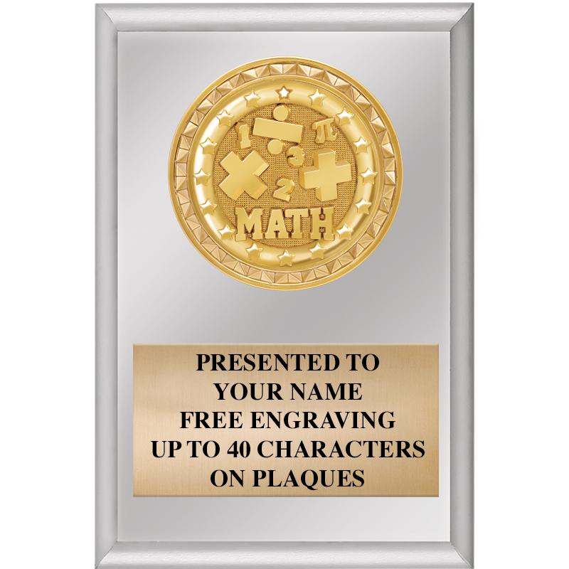 4" X 6" SILVER INSERT PLAQUE