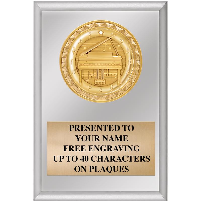 4" X 6" SILVER INSERT PLAQUE