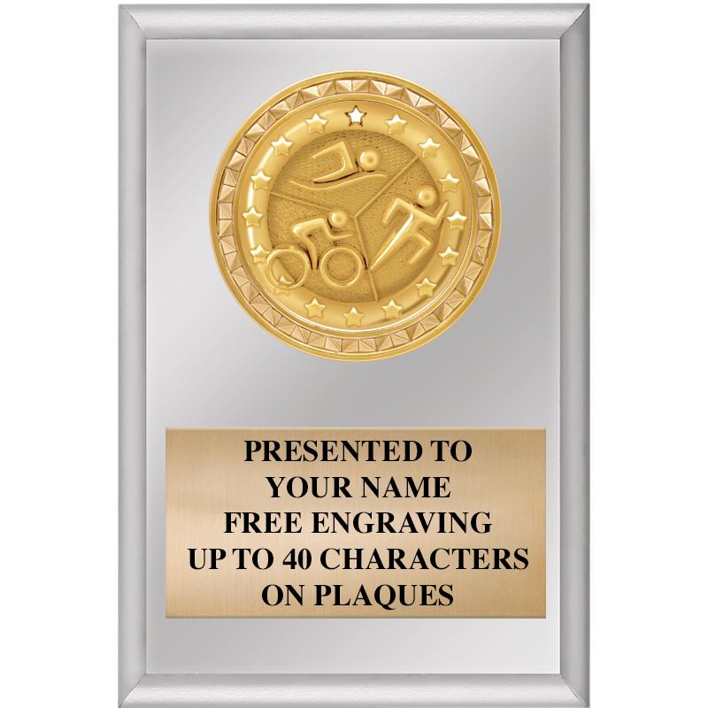 4" X 6" SILVER INSERT PLAQUE