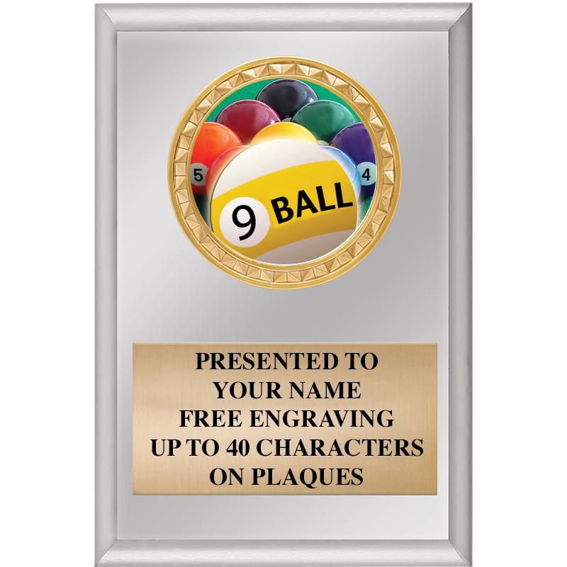 4" X 6" SILVER INSERT PLAQUE