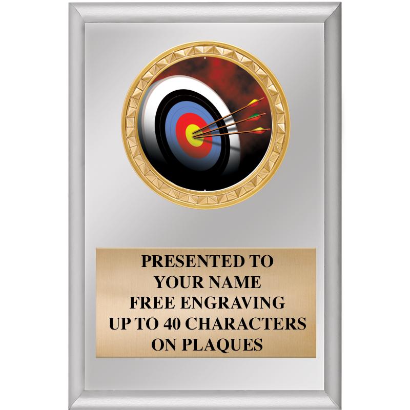 4" X 6" SILVER INSERT PLAQUE