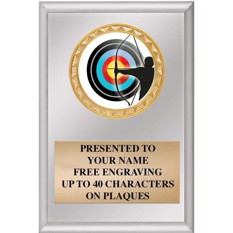 4" X 6" SILVER INSERT PLAQUE