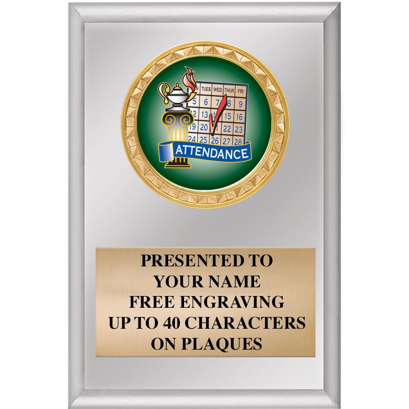 4" X 6" SILVER INSERT PLAQUE