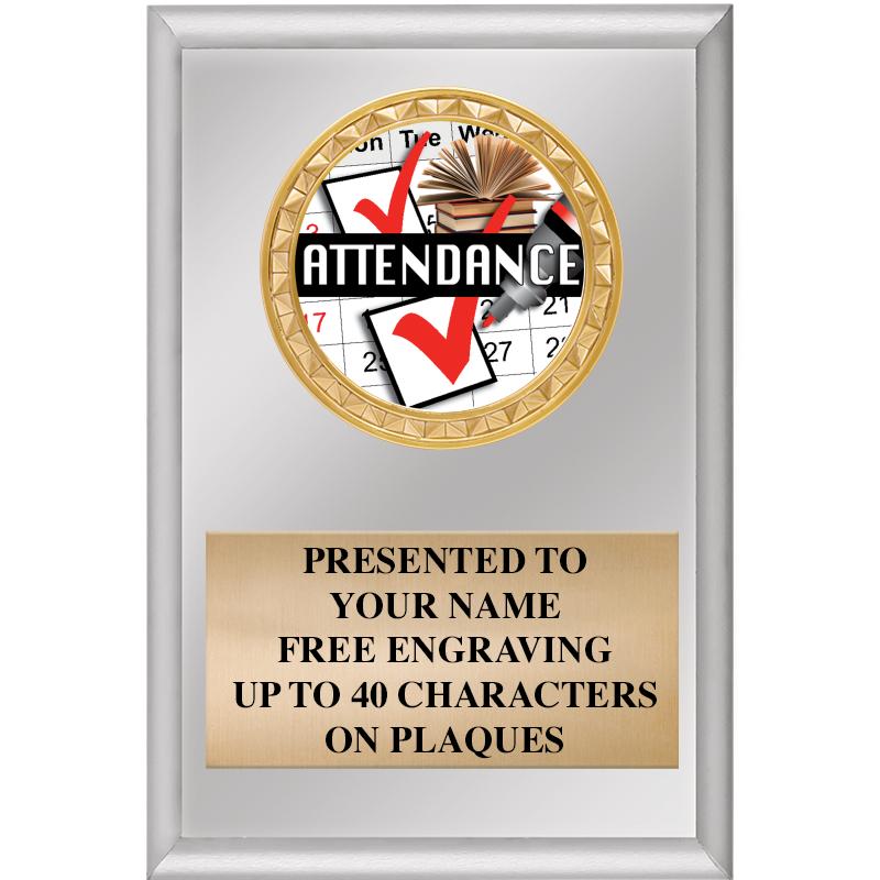 4" X 6" SILVER INSERT PLAQUE