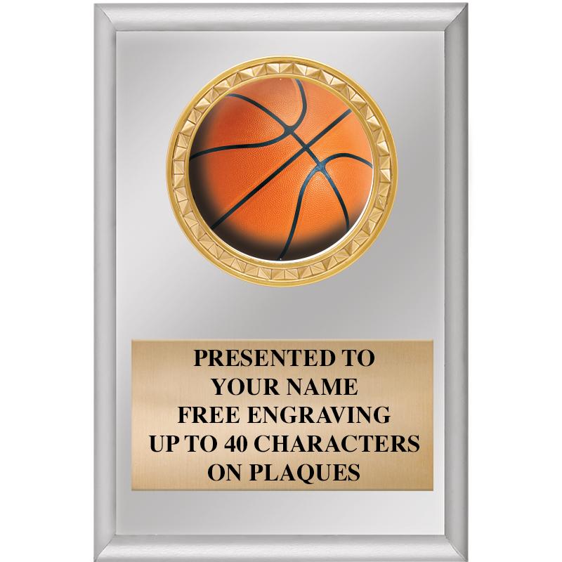 4" X 6" SILVER INSERT PLAQUE