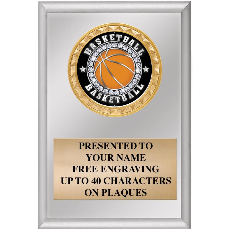 4" X 6" SILVER INSERT PLAQUE