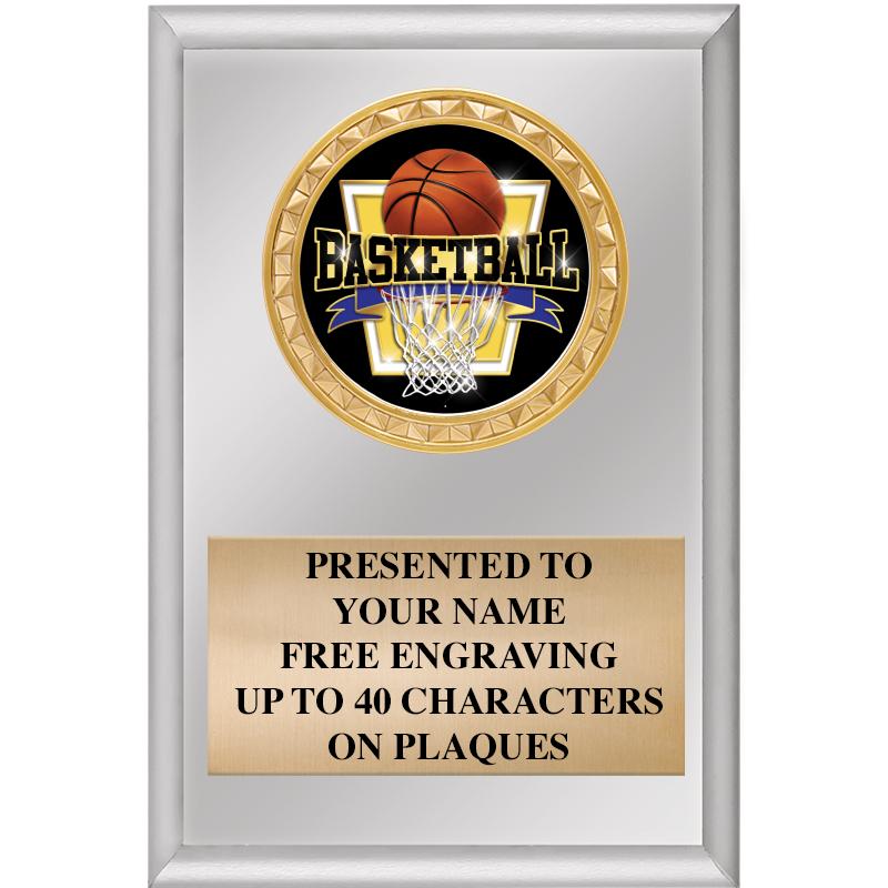 4" X 6" SILVER INSERT PLAQUE