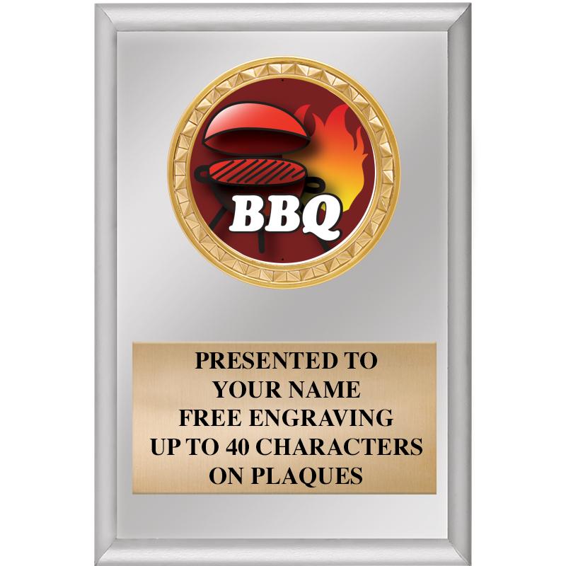 4" X 6" SILVER INSERT PLAQUE