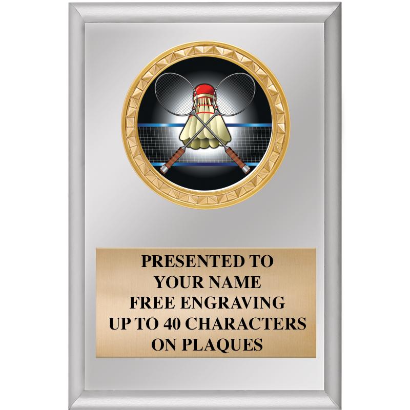 4" X 6" SILVER INSERT PLAQUE