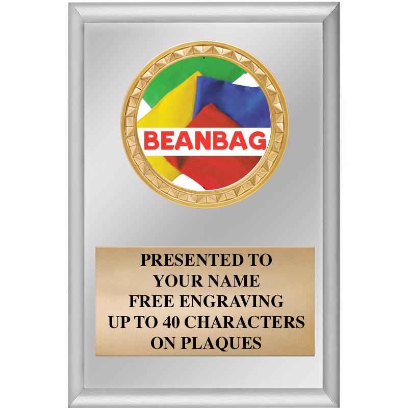 4" X 6" SILVER INSERT PLAQUE