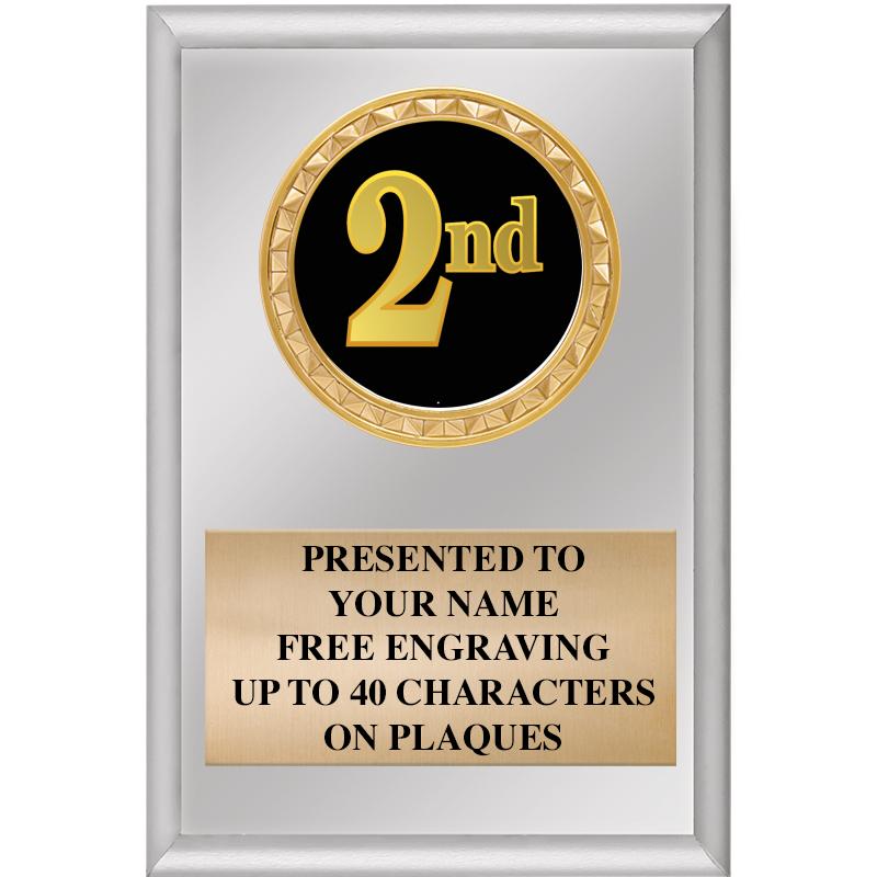 4" X 6" SILVER INSERT PLAQUE