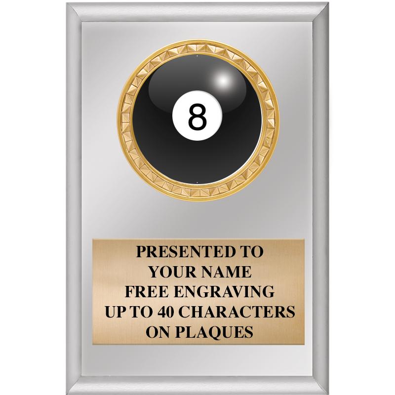 4" X 6" SILVER INSERT PLAQUE