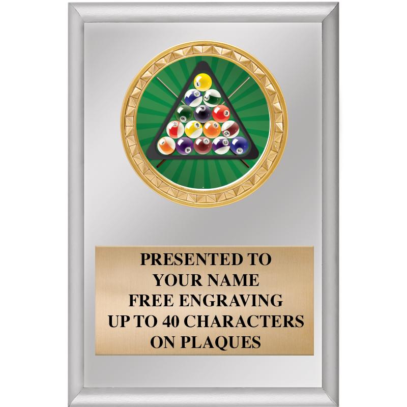 4" X 6" SILVER INSERT PLAQUE