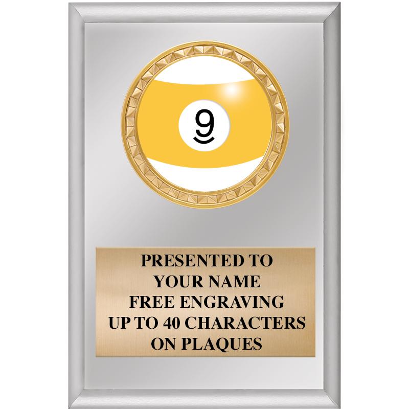 4" X 6" SILVER INSERT PLAQUE