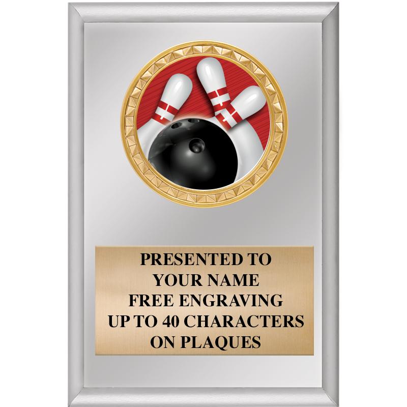 4" X 6" SILVER INSERT PLAQUE