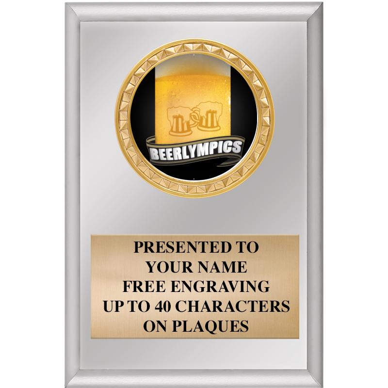 4" X 6" SILVER INSERT PLAQUE