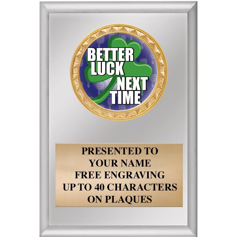 4" X 6" SILVER INSERT PLAQUE