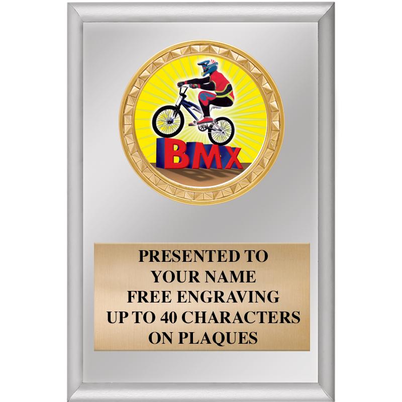 4" X 6" SILVER INSERT PLAQUE