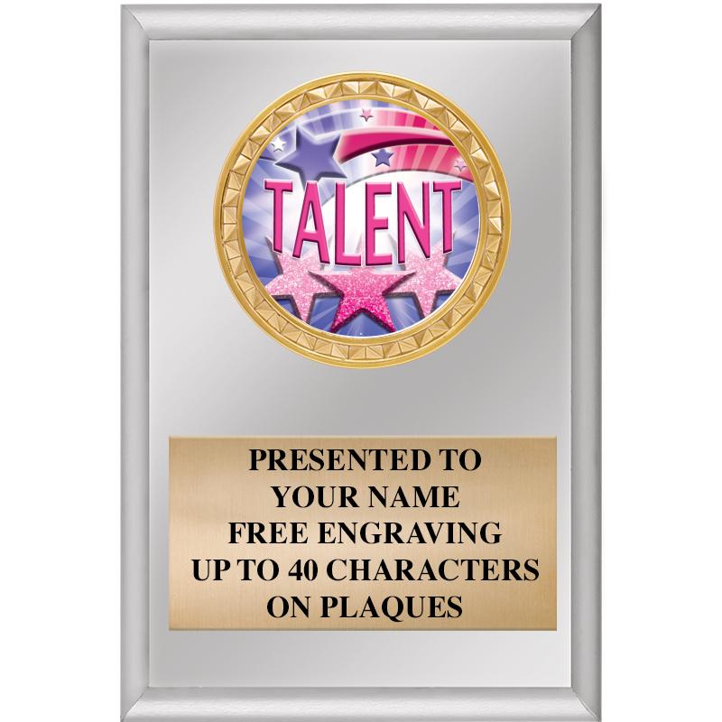 4" X 6" SILVER INSERT PLAQUE