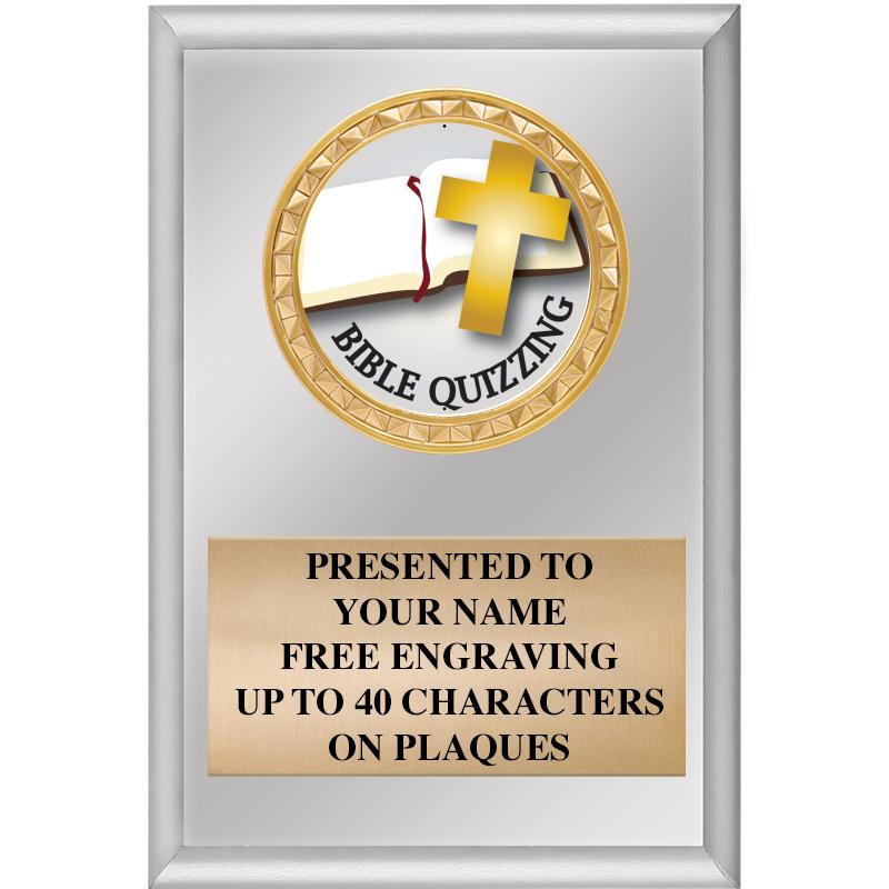 4" X 6" SILVER INSERT PLAQUE