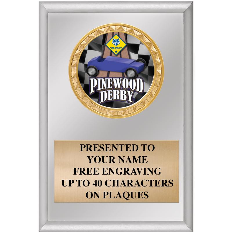 4" X 6" SILVER INSERT PLAQUE