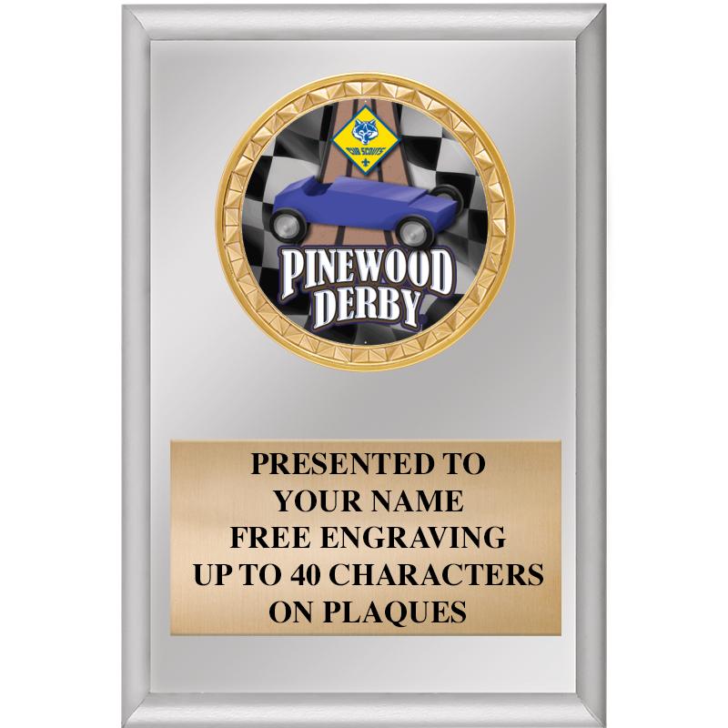 4" X 6" SILVER INSERT PLAQUE