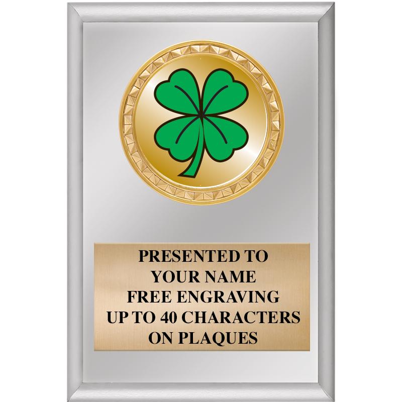 4" X 6" SILVER INSERT PLAQUE