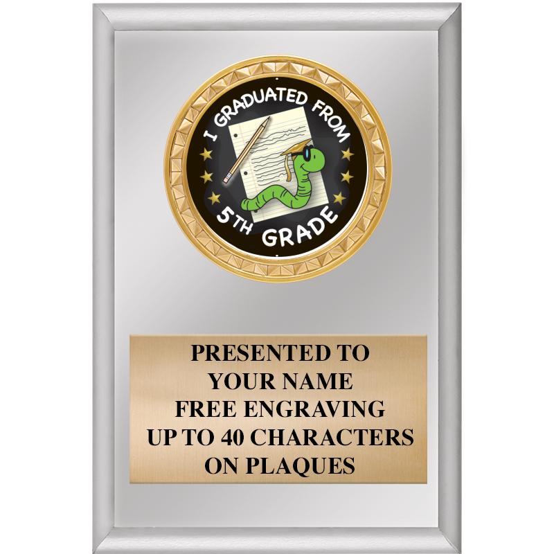 4" X 6" SILVER INSERT PLAQUE