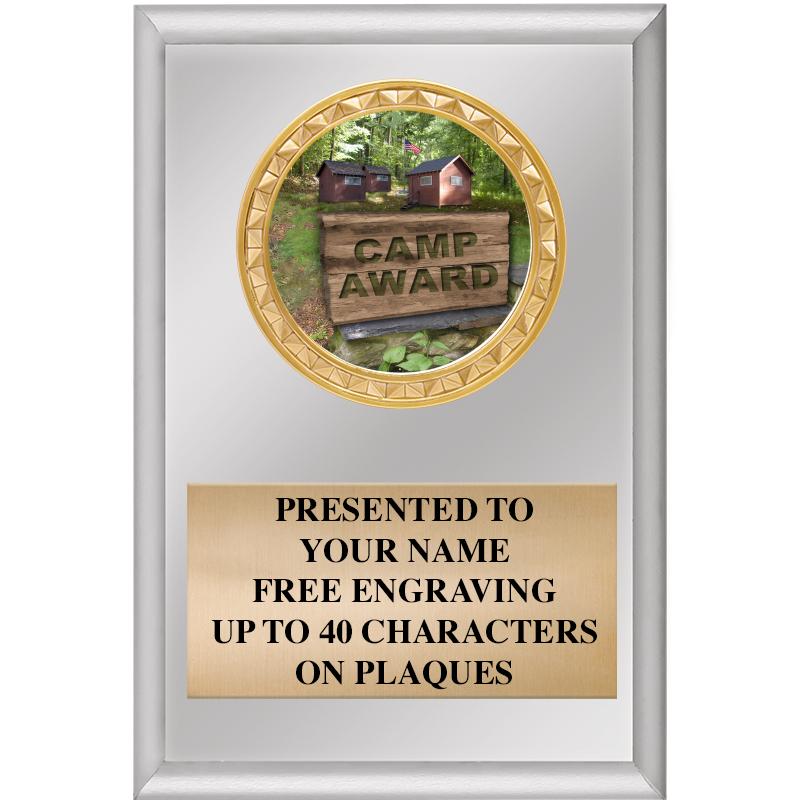 4" X 6" SILVER INSERT PLAQUE