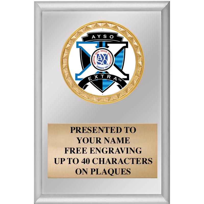 4" X 6" SILVER INSERT PLAQUE