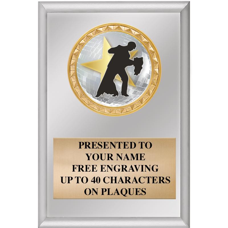 4" X 6" SILVER INSERT PLAQUE