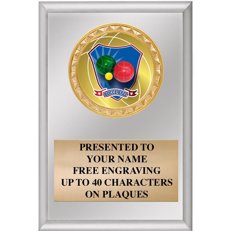 4" X 6" SILVER INSERT PLAQUE