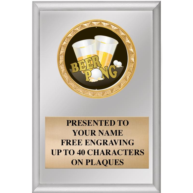 4" X 6" SILVER INSERT PLAQUE