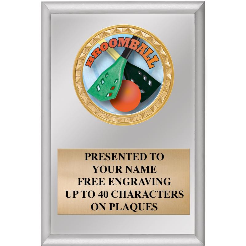 4" X 6" SILVER INSERT PLAQUE