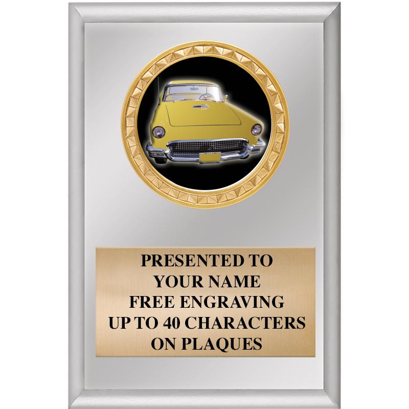 4" X 6" SILVER INSERT PLAQUE
