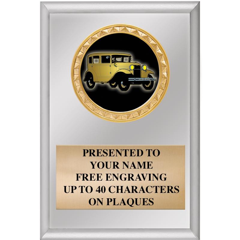 4" X 6" SILVER INSERT PLAQUE