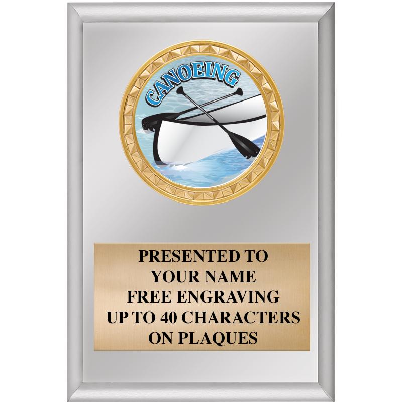 4" X 6" SILVER INSERT PLAQUE