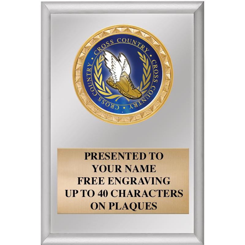 4" X 6" SILVER INSERT PLAQUE