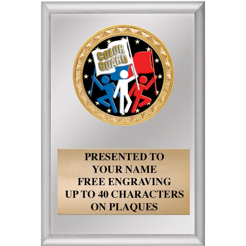 4" X 6" SILVER INSERT PLAQUE