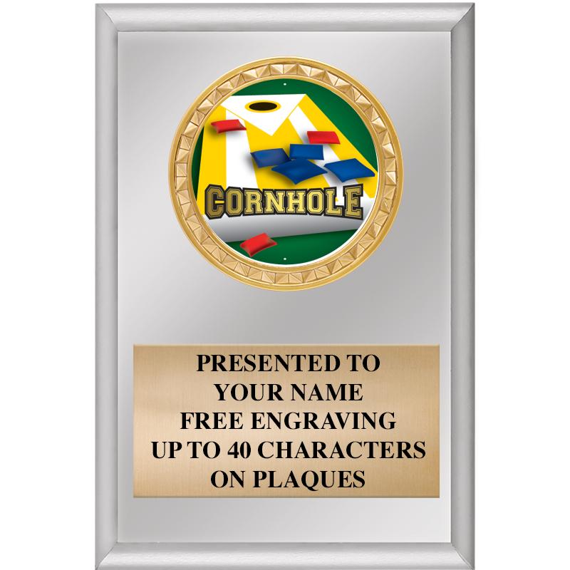 4" X 6" SILVER INSERT PLAQUE