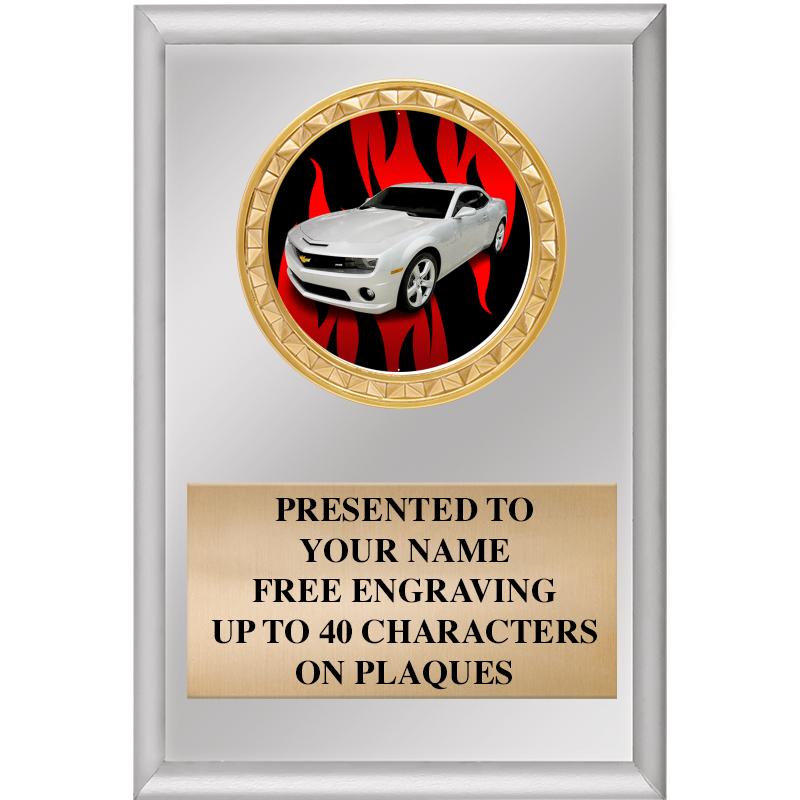 4" X 6" SILVER INSERT PLAQUE