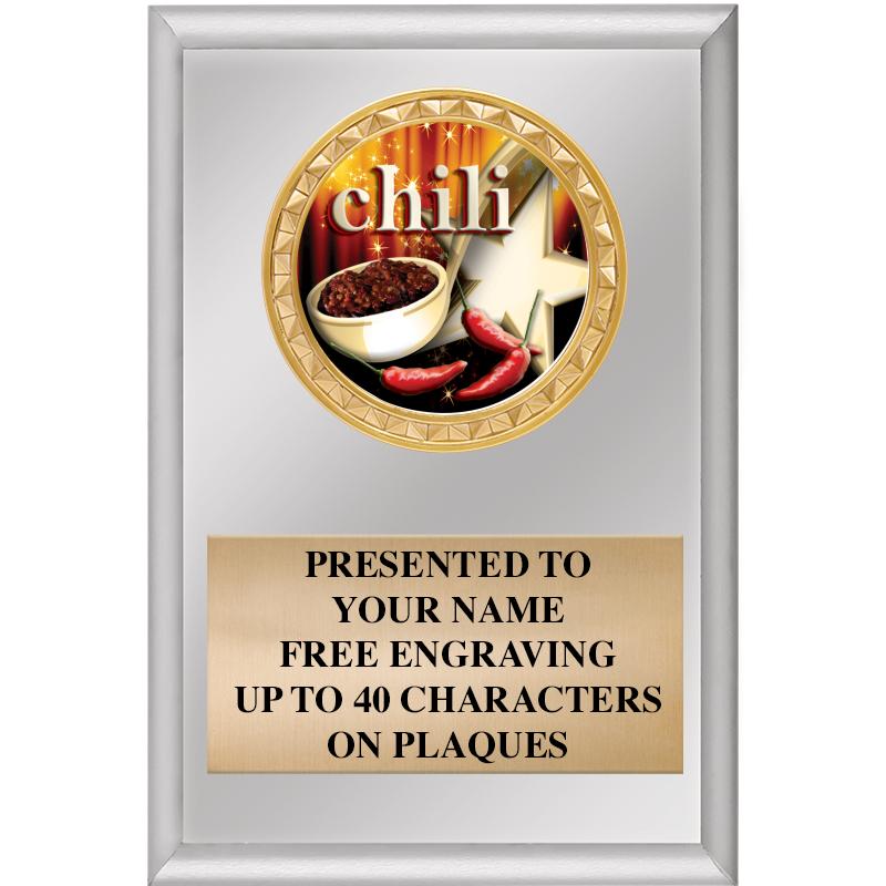 4" X 6" SILVER INSERT PLAQUE