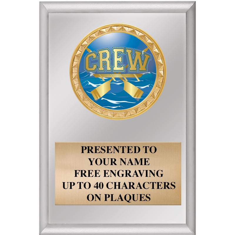 4" X 6" SILVER INSERT PLAQUE