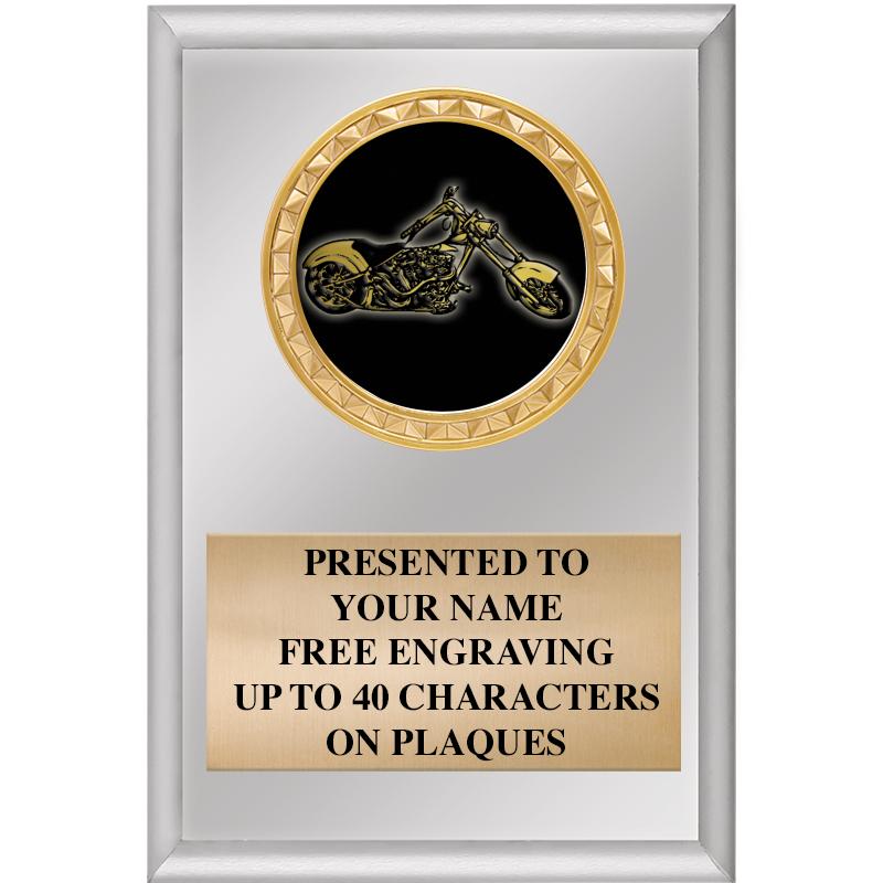 4" X 6" SILVER INSERT PLAQUE